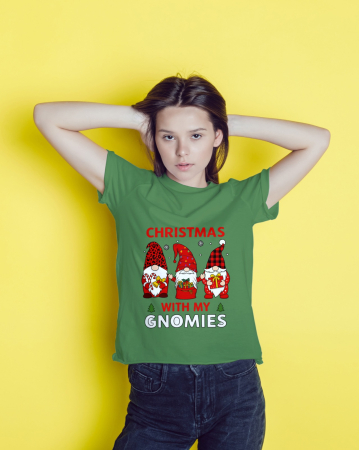 Tricouri dama - Tricou unisex 100% bumbac Colectia Christmas, sarbatori de Craciun Grinch