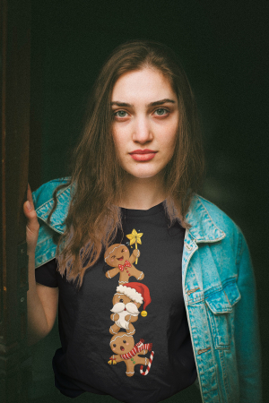 Tricouri dama - Tricou unisex 100% bumbac Colectia Christmas, sarbatori de Craciun