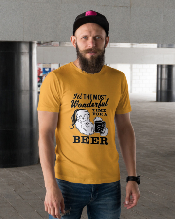 Tricouri barbati - Tricou unisex 100% bumbac Colectia Christmas, sarbatori de Craciun