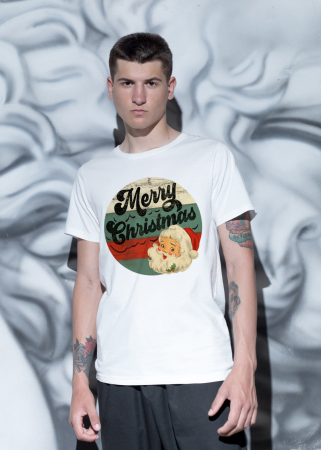 Tricouri barbati - Tricou unisex 100% bumbac Colectia Christmas, sarbatori de Craciun