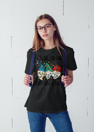 Tricouri dama - Tricou unisex 100% bumbac Colectia Christmas, sarbatori de Craciun