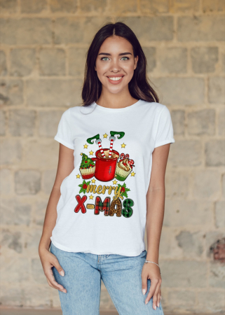 Tricouri dama - Tricou unisex 100% bumbac Colectia Christmas, sarbatori de Craciun