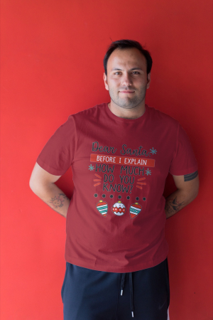 Tricouri barbati - Tricou unisex 100% bumbac Colectia Christmas, sarbatori de Craciun