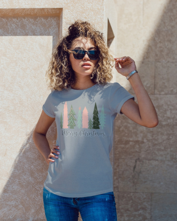 Tricouri dama - Tricou unisex 100% bumbac Colectia Christmas, sarbatori de Craciun