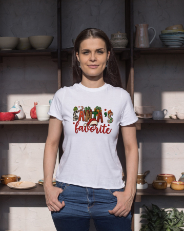 Tricouri dama - Tricou unisex 100% bumbac Colectia Christmas, sarbatori de Craciun