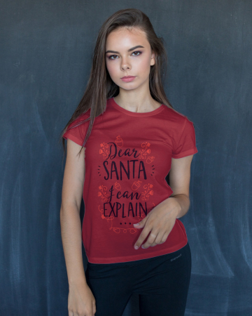 Tricouri dama - Tricou unisex 100% bumbac Colectia Christmas, sarbatori de Craciun