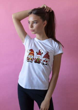 Tricouri dama - Tricou unisex 100% bumbac Colectia Christmas, sarbatori de Craciun