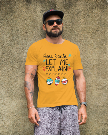 Tricouri barbati - Tricou unisex 100% bumbac Colectia Christmas, sarbatori de Craciun