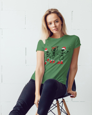 Tricouri dama - Tricou unisex 100% bumbac Colectia Christmas, sarbatori de Craciun