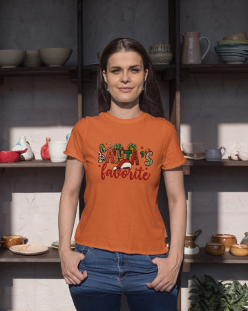 Tricouri dama - Tricou unisex 100% bumbac Colectia Christmas, sarbatori de Craciun