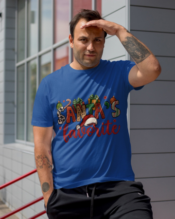 Tricouri barbati - Tricou unisex 100% bumbac Colectia Christmas, sarbatori de Craciun