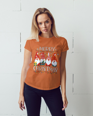 Tricouri dama - Tricou unisex 100% bumbac Colectia Christmas, sarbatori de Craciun