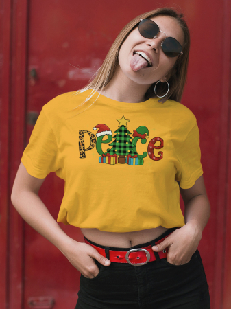 Tricouri dama - Tricou unisex 100% bumbac Colectia Christmas, sarbatori de Craciun