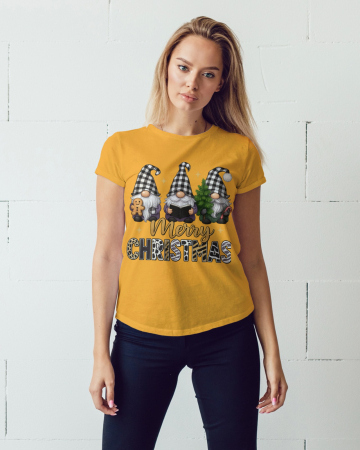 Tricouri dama - Tricou unisex 100% bumbac Colectia Christmas, sarbatori de Craciun