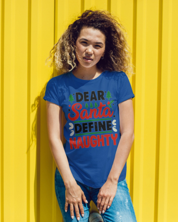 Tricouri dama - Tricou unisex 100% bumbac Colectia Christmas, sarbatori de Craciun