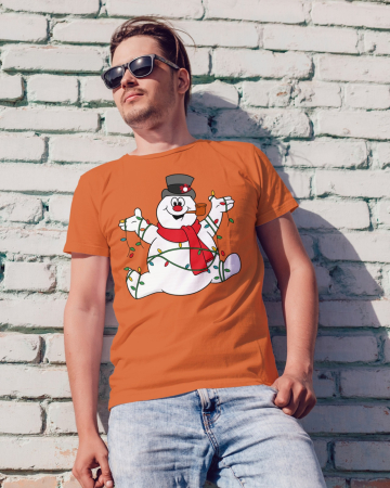 Tricouri barbati - Tricou unisex 100% bumbac Colectia Christmas, sarbatori de Craciun