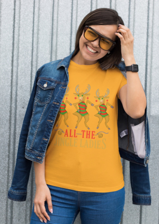 Tricouri dama - Tricou unisex 100% bumbac Colectia Christmas, sarbatori de Craciun