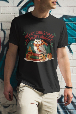 Tricouri barbati - Tricou unisex 100% bumbac Colectia Christmas, sarbatori de Craciun