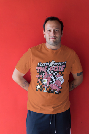 Tricouri barbati - Tricou unisex 100% bumbac Colectia Christmas, sarbatori de Craciun