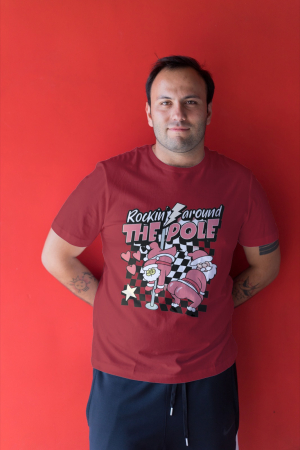 Tricouri barbati - Tricou unisex 100% bumbac Colectia Christmas, sarbatori de Craciun