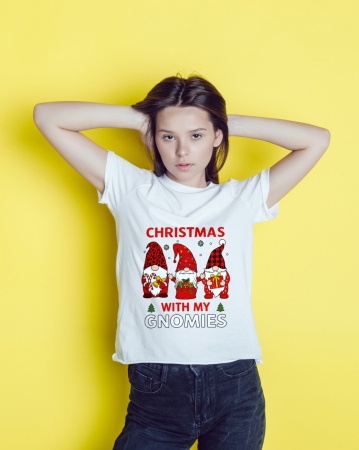 Tricouri dama - Tricou unisex 100% bumbac Colectia Christmas, sarbatori de Craciun Grinch