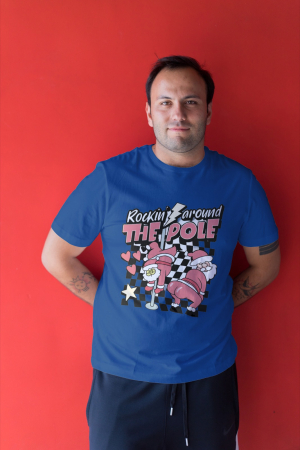 Tricouri barbati - Tricou unisex 100% bumbac Colectia Christmas, sarbatori de Craciun