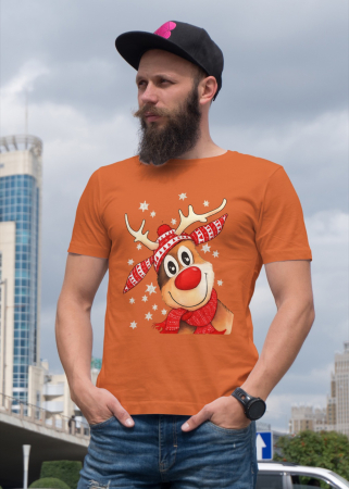 Tricouri barbati - Tricou unisex 100% bumbac Colectia Christmas, sarbatori de Craciun