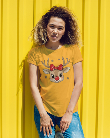 Tricouri dama - Tricou unisex 100% bumbac Colectia Christmas, sarbatori de Craciun