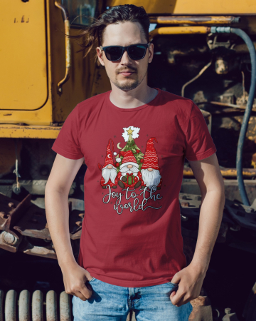 Tricouri barbati - Tricou unisex 100% bumbac Colectia Christmas, sarbatori de Craciun