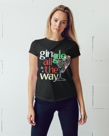 Tricouri dama - Tricou unisex 100% bumbac Colectia Christmas, sarbatori de Craciun