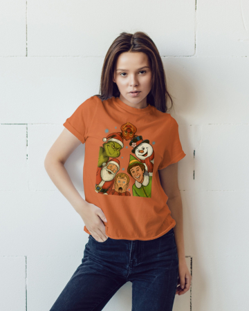 Tricouri dama - Tricou unisex 100% bumbac Colectia Christmas, sarbatori de Craciun