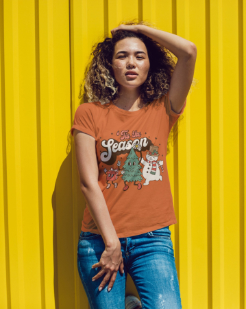 Tricouri dama - Tricou unisex 100% bumbac Colectia Christmas, sarbatori de Craciun