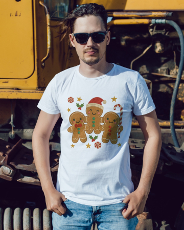 Tricouri barbati - Tricou unisex 100% bumbac Colectia Christmas, sarbatori de Craciun