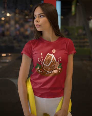 Tricouri dama - Tricou unisex 100% bumbac Colectia Christmas, sarbatori de Craciun