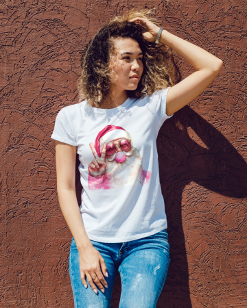 Tricouri dama - Tricou unisex 100% bumbac Colectia Christmas, sarbatori de Craciun