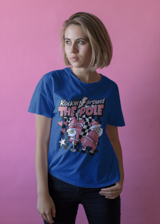 Tricouri dama - Tricou unisex 100% bumbac Colectia Christmas, sarbatori de Craciun