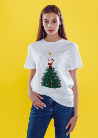 Tricouri dama - Tricou unisex 100% bumbac Colectia Christmas, sarbatori de Craciun