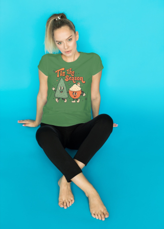 Tricouri dama - Tricou unisex 100% bumbac Colectia Christmas, sarbatori de Craciun