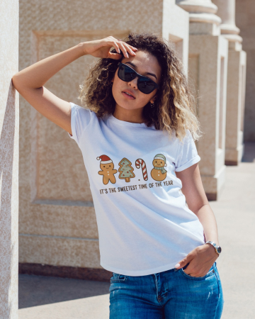 Tricouri dama - Tricou unisex 100% bumbac Colectia Christmas, sarbatori de Craciun