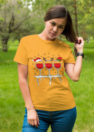 Tricouri dama - Tricou unisex 100% bumbac Colectia Christmas, sarbatori de Craciun