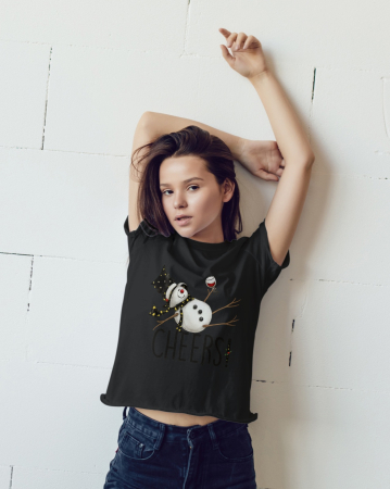 Tricouri dama - Tricou unisex 100% bumbac Colectia Christmas, sarbatori de Craciun