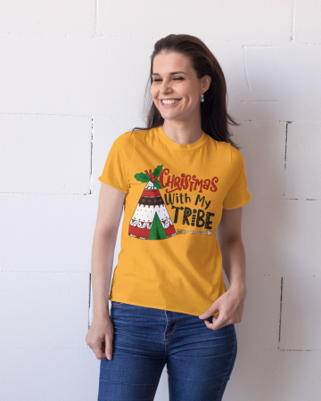 Tricouri dama - Tricou unisex 100% bumbac Colectia Christmas, sarbatori de Craciun