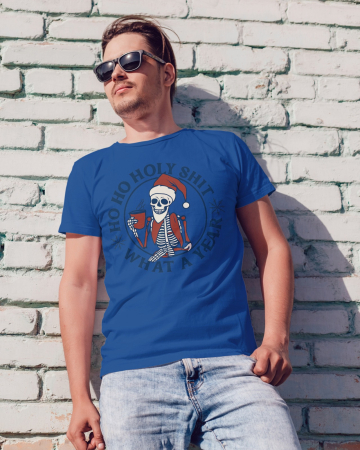 Tricouri barbati - Tricou unisex 100% bumbac Colectia Christmas, sarbatori de Craciun