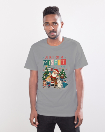 Tricouri barbati - Tricou unisex 100% bumbac Colectia Christmas, sarbatori de Craciun