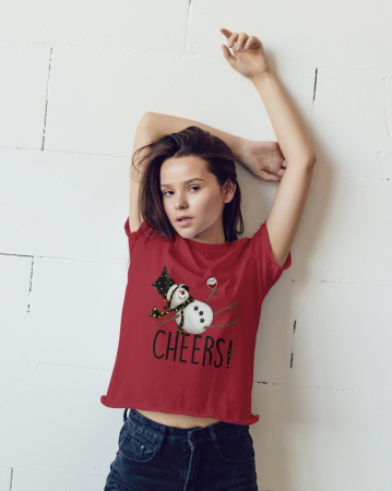 Tricouri dama - Tricou unisex 100% bumbac Colectia Christmas, sarbatori de Craciun