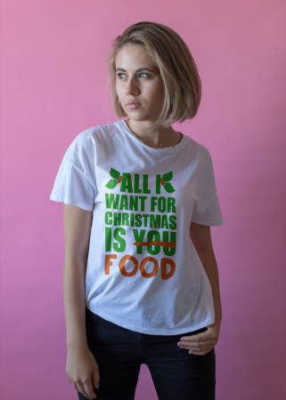 Tricouri dama - Tricou unisex 100% bumbac Colectia Christmas, sarbatori de Craciun