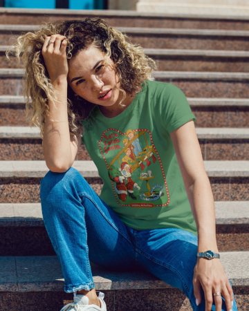 Tricouri dama - Tricou unisex 100% bumbac Colectia Christmas, sarbatori de Craciun