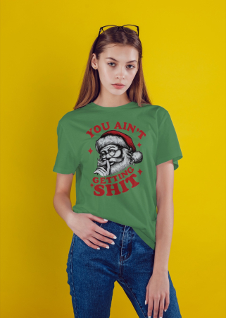 Tricouri dama - Tricou unisex 100% bumbac Colectia Christmas, sarbatori de Craciun