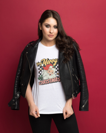Tricouri dama - Tricou unisex 100% bumbac Colectia Christmas, sarbatori de Craciun
