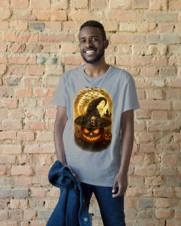 Pentru barbati - Tricou unisex 100% bumbac colectia Spooky Halloween